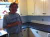 derykafterworkinginthekitchen