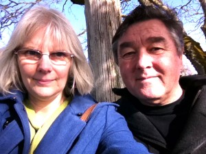 Elizabeth and Deryk in Comox 2012